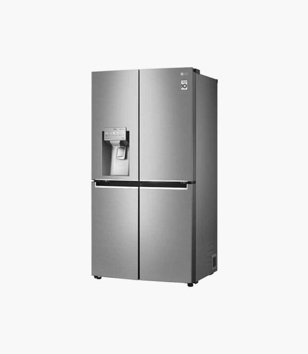 LG 674 litres Side by Side Refrigerator, Noble Steel