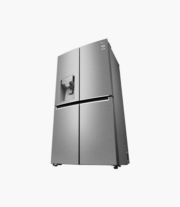 LG 674 litres Side by Side Refrigerator, Noble Steel - Image 2