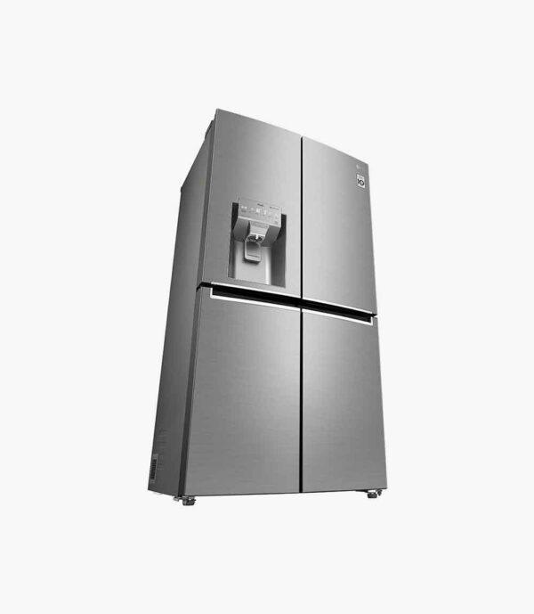 LG 674 litres Side by Side Refrigerator, Noble Steel - Image 3